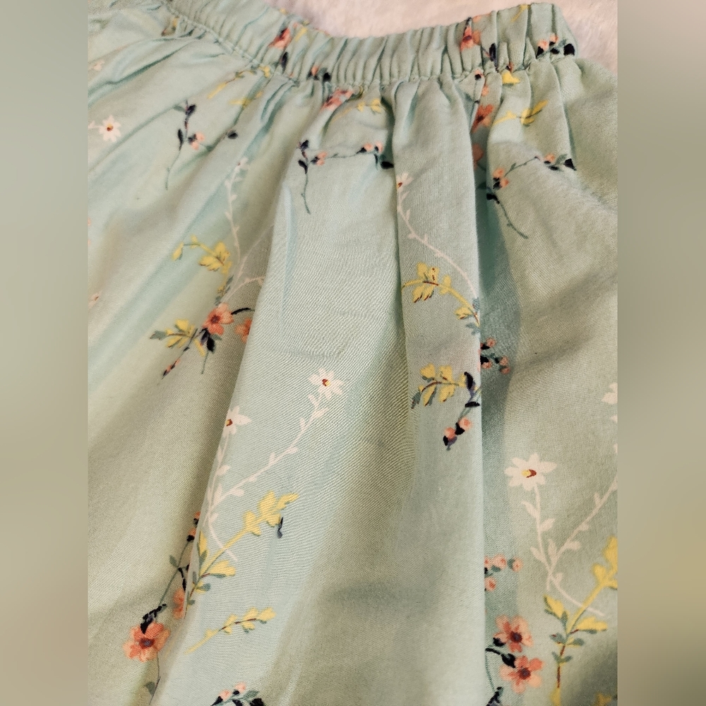 NWOT GAP Mint Floral Skirt, Size M(8) - Picture 6 of 6